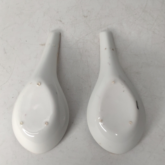 2 vintage rose Canton soup‎ spoons - Picture 4 of 5